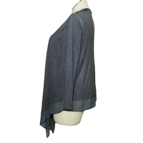 Nic + Zoe Nic and Zoe Plus $148 Women's Slate Blue Silk Blend Cardigan 2X NWT - Picture 3 of 5